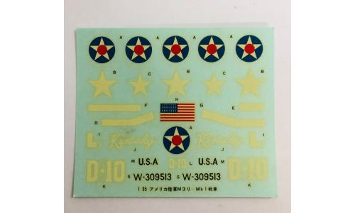 Decalque U.S.A M3 Lee
